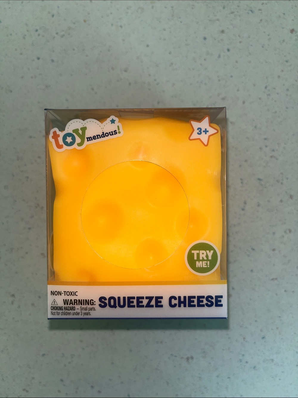 Squeeze Cheese CUBE SQUISHY